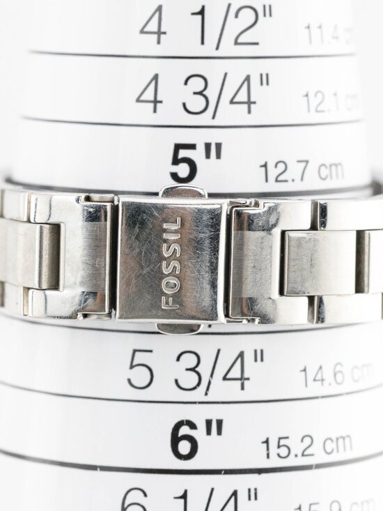 Fossil ES2999 Crystal-Bezel Quartz Analog Women\'s Watch New Battery main image 8